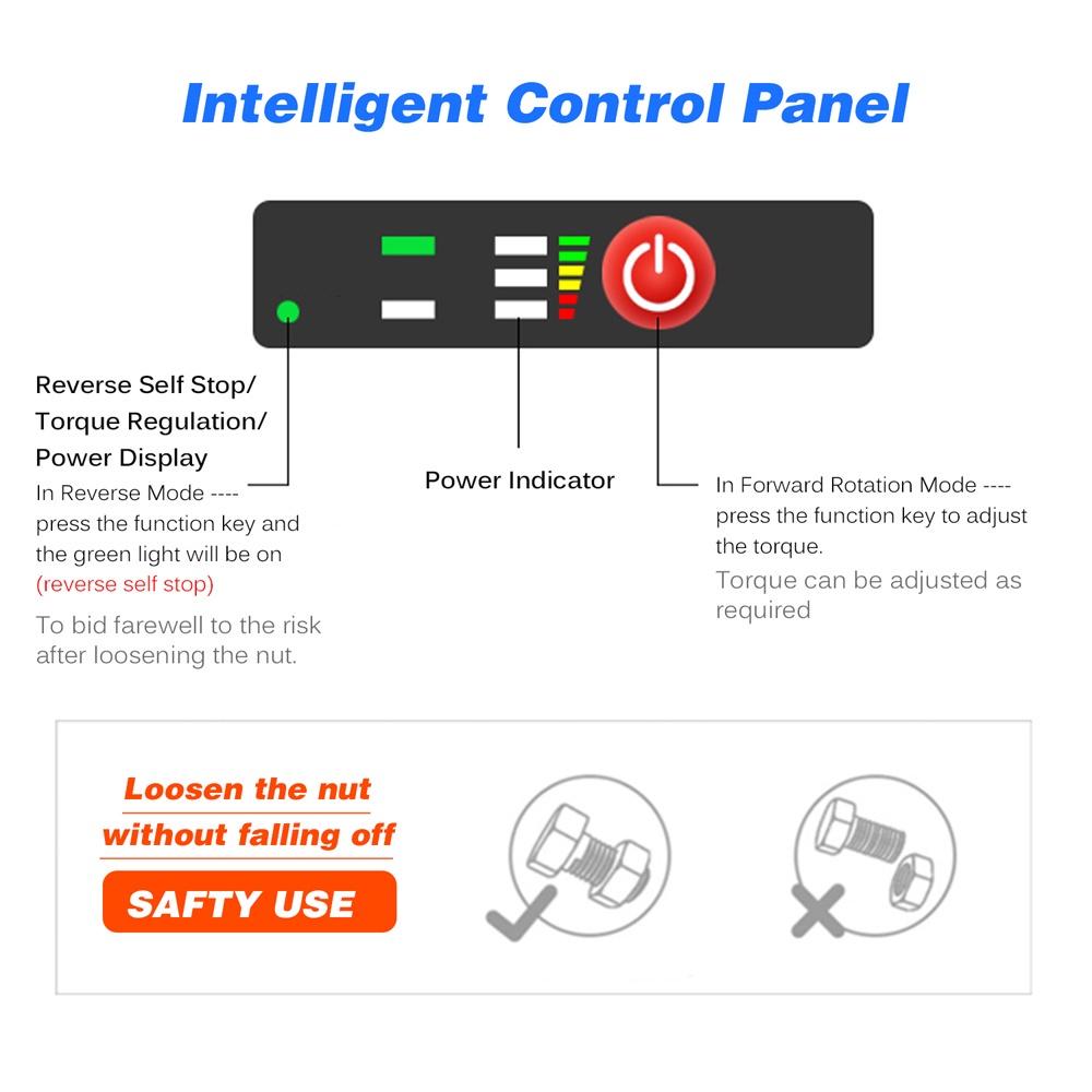 800 Н·м 388VF Бесщеточный электрический ударный гайковерт Аккумуляторный 1/2 квадратный Беспроводной гайковерт Электроинструменты для аккумулятора 18 В