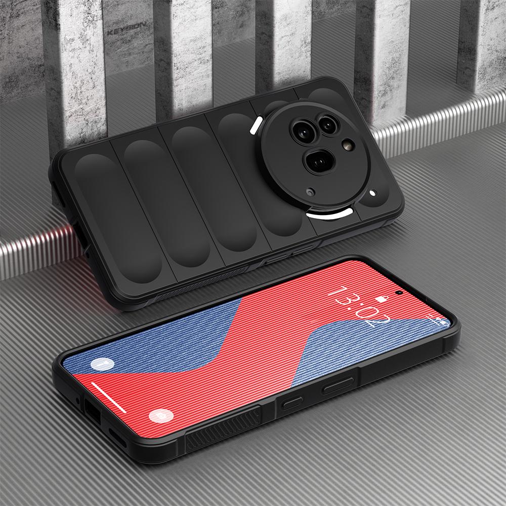 KEYSION Противоударный матовый чехол для Nothing Phone 3A 3A Pro Противоскользящий мягкий силиконовый чехол для задней панели телефона Nothing Phone 3A Pro 3A