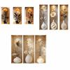 3pcs Self-Adhesive Flower Visual Wall Stickers Modern 3D Effect Wall Stickers  Living Room