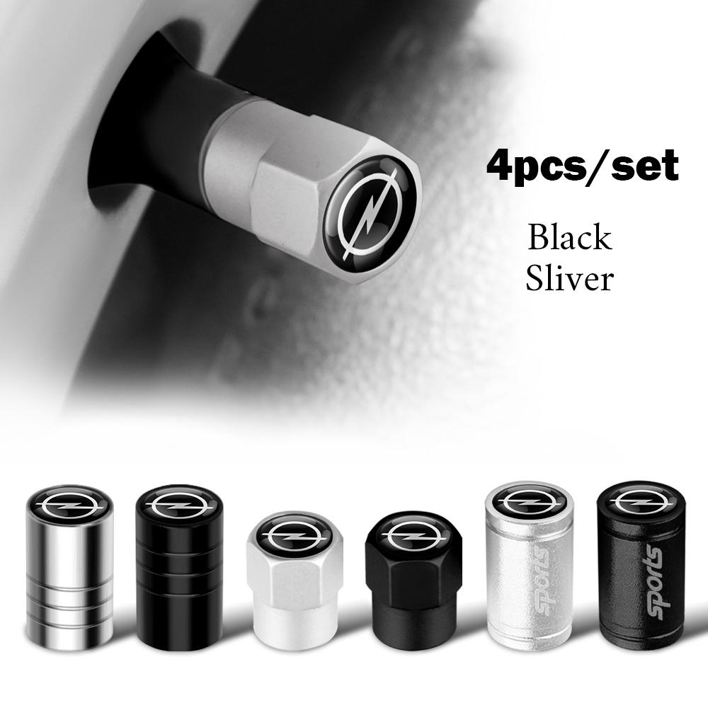 4Pcs Car 3D Metal Car Wheel Tire Valve Caps Badge Cover For OPEL Corsa Astra OPC Zafira Mokka Antara Ampera Insignia GTC Adam G FG8