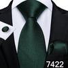 Мужской модный галстук, шелковый классический галстук, розовый, зеленый, черный, деловые свадебные мужские галстуки, подарочные аксессуары