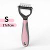 Pet Hair Removal Comb Cat Dog Brush Pet Hair Grooming Tool Puppy Hair Shedding Combs Pet Fur Trimming Dematting Deshedding Brush