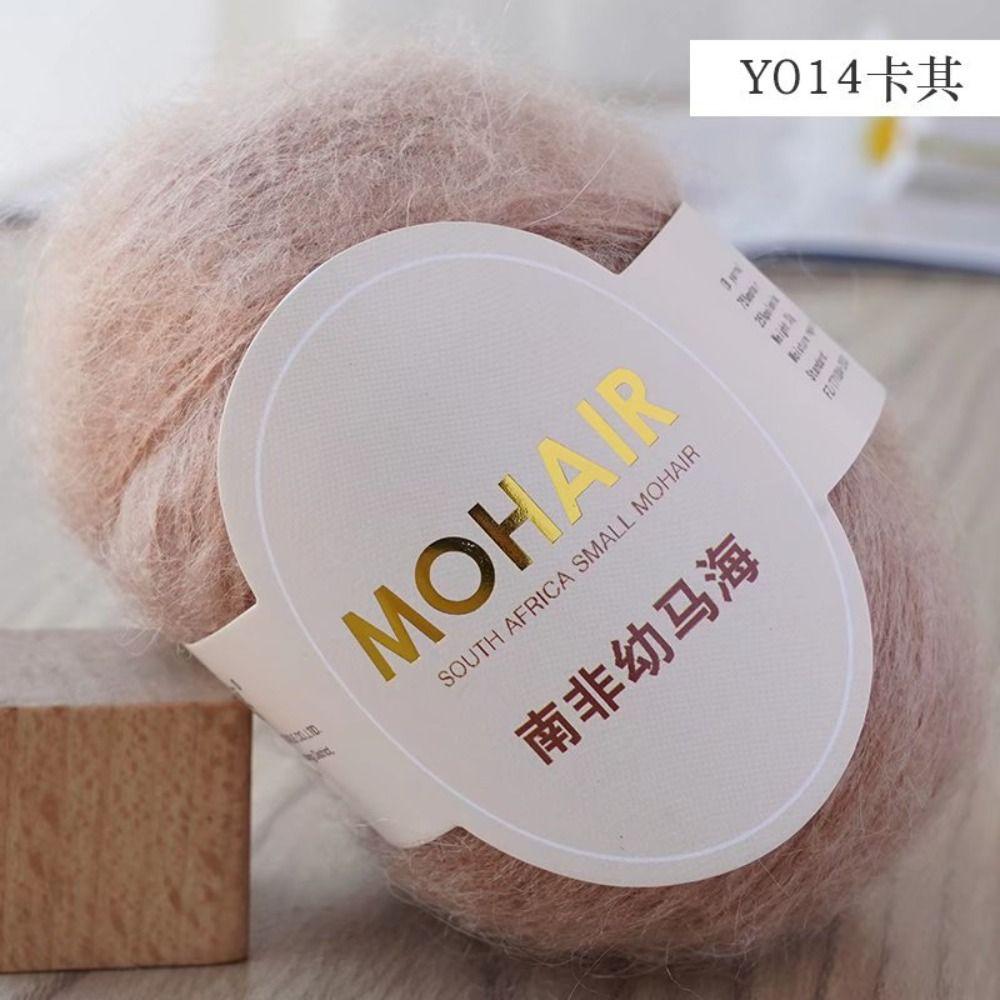 Высококачественная пряжа для вязания крючком из мохера 0,8 мм, тонкая линия для вязания свитера, шарфа, шапки, одеяла