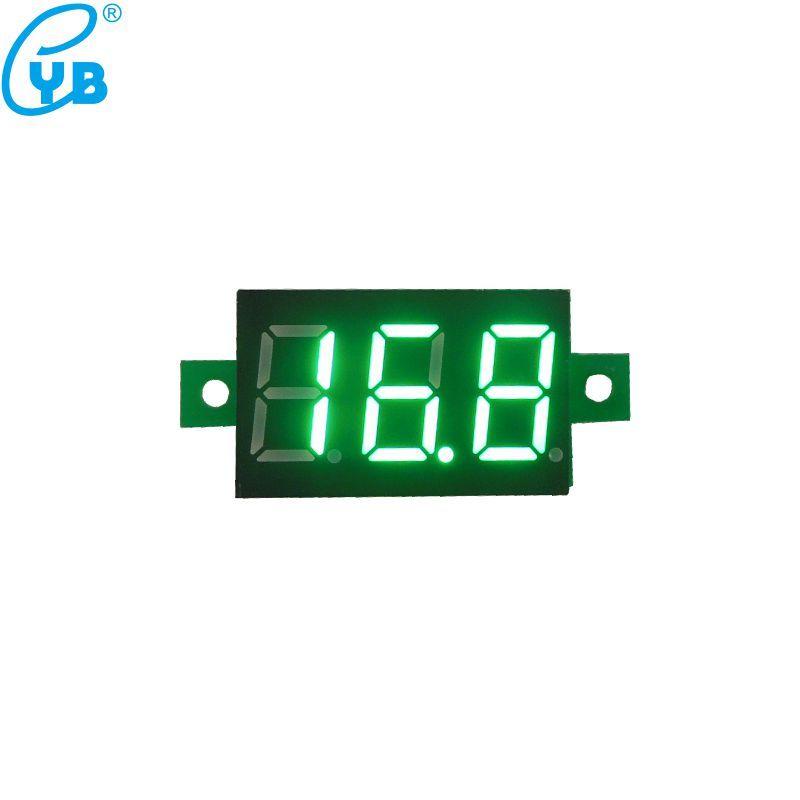 YB20 DC 0-100V 300V 600V Светодиодный цифровой вольтметр Измеритель напряжения Инструмент вольт-панели 3-проводной Красный дисплей Вольт-панельный вольтметр Монитор