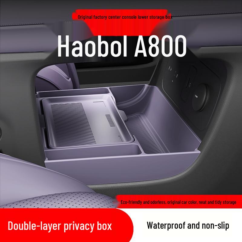 HaoBo A800 Держатель для очков и ящик для хранения на центральной консоли для 26 моделей