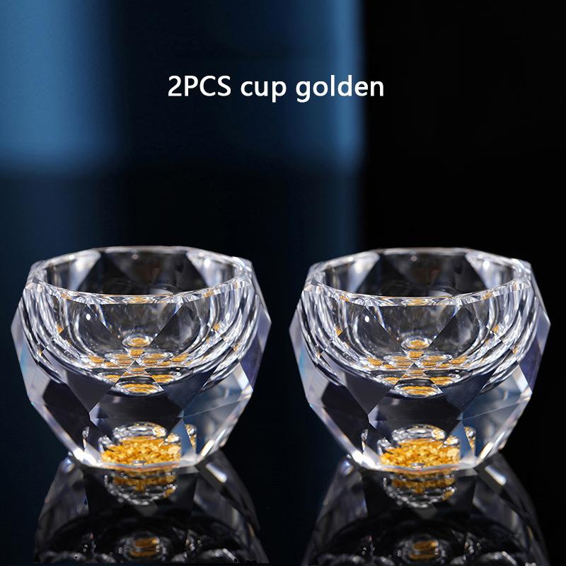 Набор бокалов для ликера из хрусталя с алмазной резкой и диспенсером для вина, рюмка для водки, бокалы для вина, виски, крепкие напитки, сакэ, бренди, чайная чашка