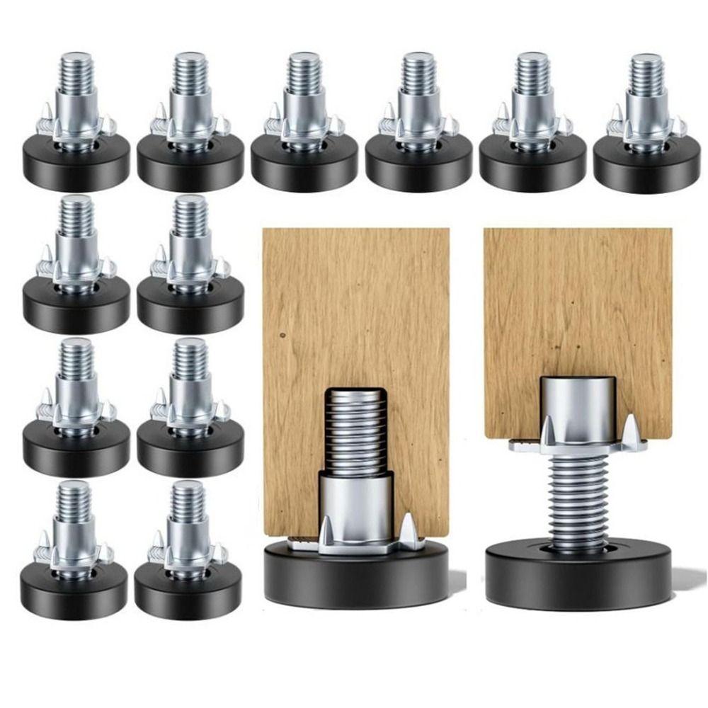 12/24 шт. 1/4" винты для выравнивания мебели простые столы стулья ножки выравниватели диван