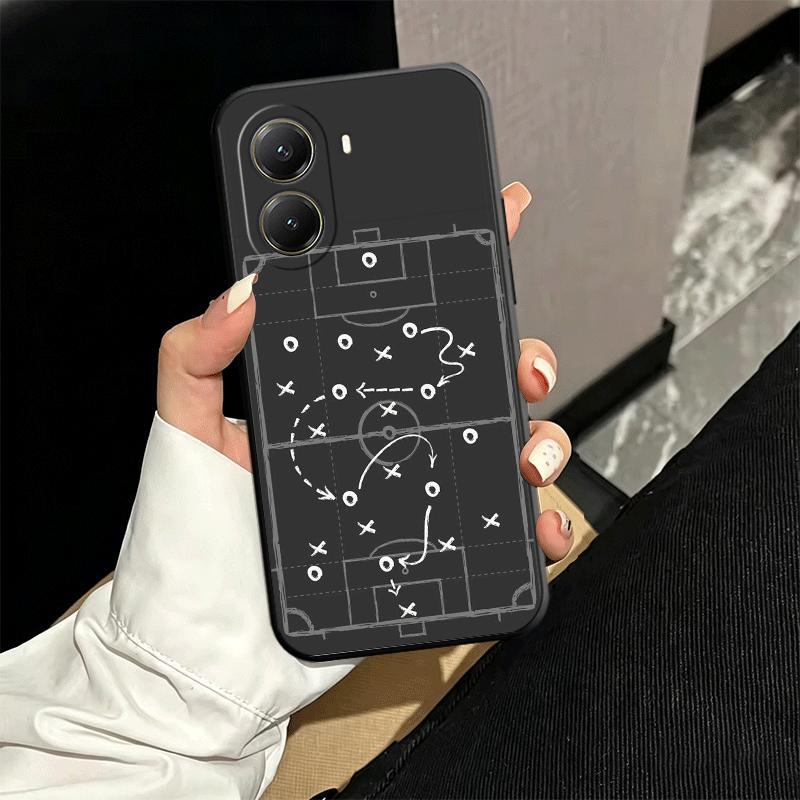 Football Soccer Tactics Time Soft Phone Case for Xiaomi Poco X5 X6 X7 X8 Pro Max X3 F7 F8 Ultra M8 M7 M6 M5 Redmi 15 15C 14C 13C