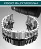 Прочный ремешок для часов из нержавеющей стали для серии Seiko SKX013 SKX015 Изогнутый конец Модификация цепочки для часов Ремешок 20 мм Складная пряжка
