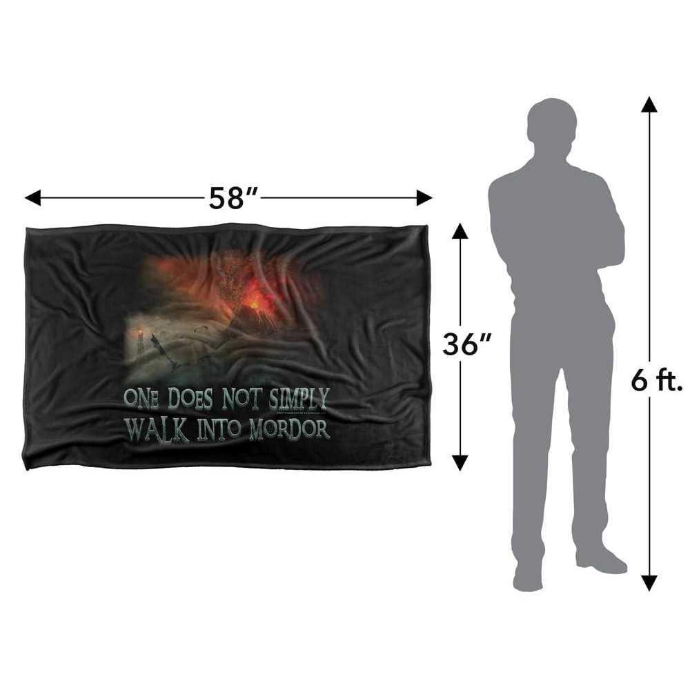 Lord Of The Rings Walk In Mordor Soft Touch Blanket