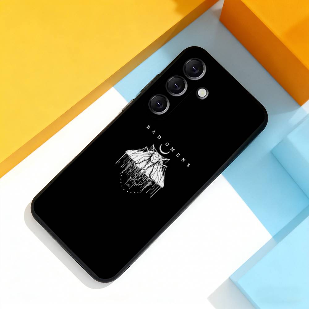 Bad Death Peace Mind O-Omens Phone Case For Samsung Galaxy A 22,71,53,52,51,72,73,5G,Note,J7,8,9 Soft Black Cover
