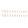 Wear Nail Nail Patch Wholesale, Direct Sales Almond White French Nail Patch Removable Fake Nail