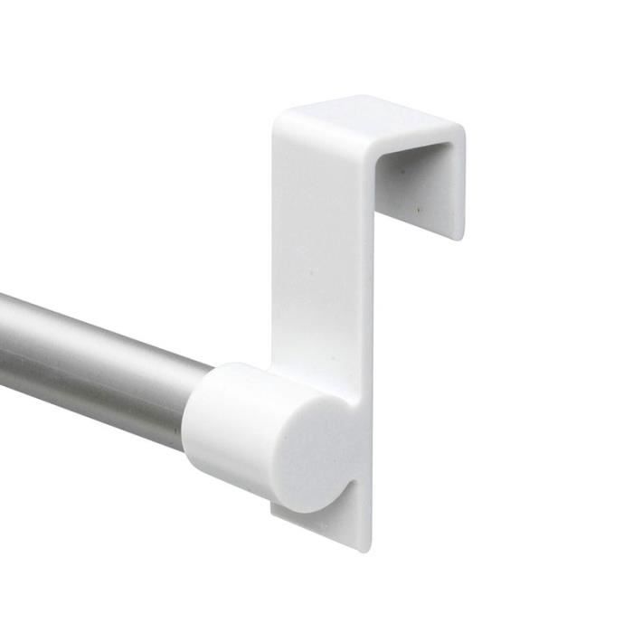 Карниз для штор - SHOP-STORY - Набор из 2 штук - Раздвижной 60-105 см - Установка без сверления - Цвет Серый