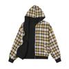 Trendy Yellow Plaid Reversible Zip-Up Hoodie (Autumn 2025 Collection)