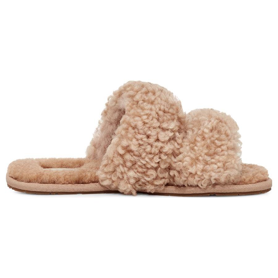 UGG Женские максимальные кудрявые шлепанцы Scuffetta Песочные 1130837-SAN