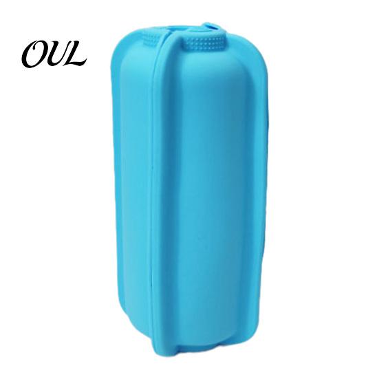 Eco Friendly Food Bag Silicone Burrito Holder, Foldable Wraps Storage Box for Sandwich Hot Dog, Holder Collapsible Sushi Roll Container Picnic Travel,