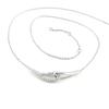 [L2040] - White 'Goddess' Silver Necklace
