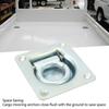 4PCS Recessed Trailer Rope Ring Towing Hook Carbon Steel 2000lb Maximum Breaking Force Trailer Tie Downs for Vans Trailers