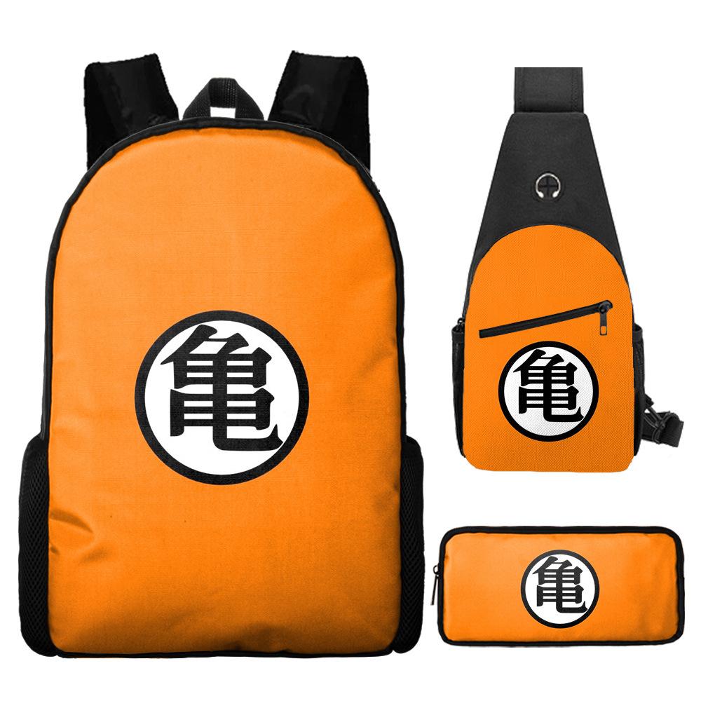 Dragon Ball Dragon Ball Backpack Primary And Secondary School Schoolbag Shoulder Bag Satchel Pencil Case
