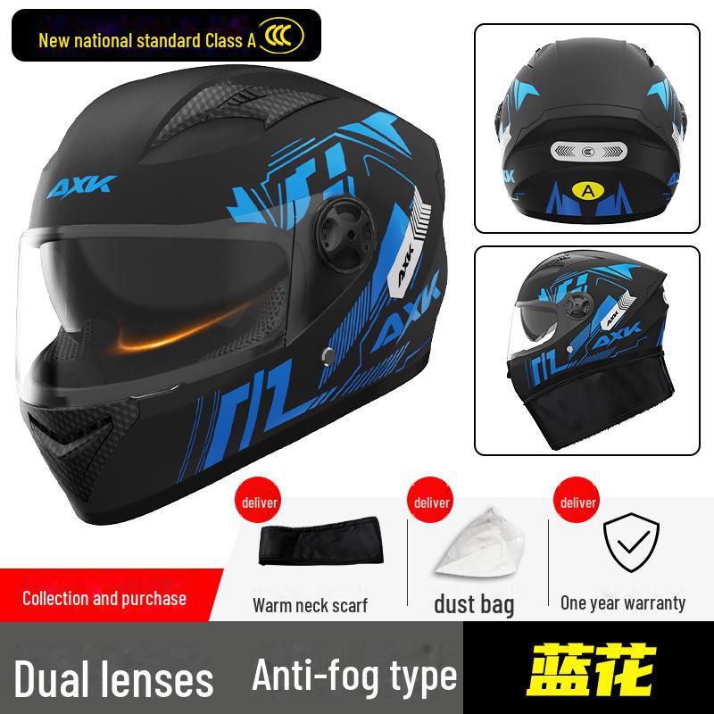 Шлем для электрического мотоцикла с сертификатом A1 3C — всесезонный, теплый, зимний, унисекс, полный шлем