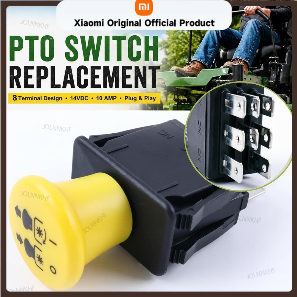 Xiaomi PTO Interrupteur D'embrayage 8 Pin 10 AMP Clutch PTO Switchfor Various Models of Lawn Mowers Electronic Push Button Switch