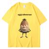 Funny Egg Ed Sheeran Meme Picture Tshirt Breathable Casual Short Sleeve Men's Women's Tshirt Super Street Headwear Gift