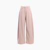 Pink American retro high-waisted loose wide-leg pants versatile drape spring and summer scimitar pants new jeans women