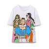Women's 2022 Summer Fashion Printed Round Neck Short-Sleeve T-Shirt