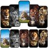 Для iPhone 16 15 X XR Samsung Galaxy S24 S23 Plus Xiaomi Redmi Note 13 12 11 Pro Max 9 10 14 S22 13C 12C A16 OPPO Huawei Cover Africa Lion Phone Case