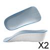 2x2Pcs Heel Lift Inserts Arch Support Cushion Height Increase Insoles for Long Time Standing ,