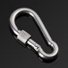 Spring Buckle Outdoor Climbing Gear 304 Stainless Steel Travel Kit Carabiner Safety Hook Lock Ring