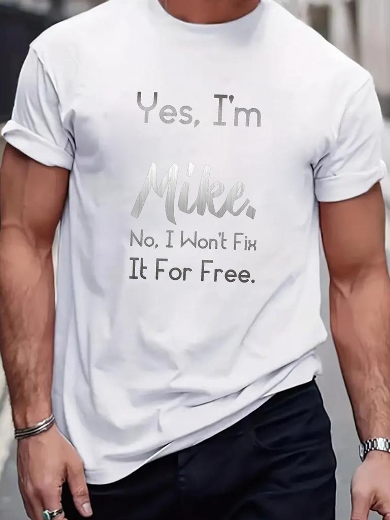 Мужская футболка Mike Free Европейский размер