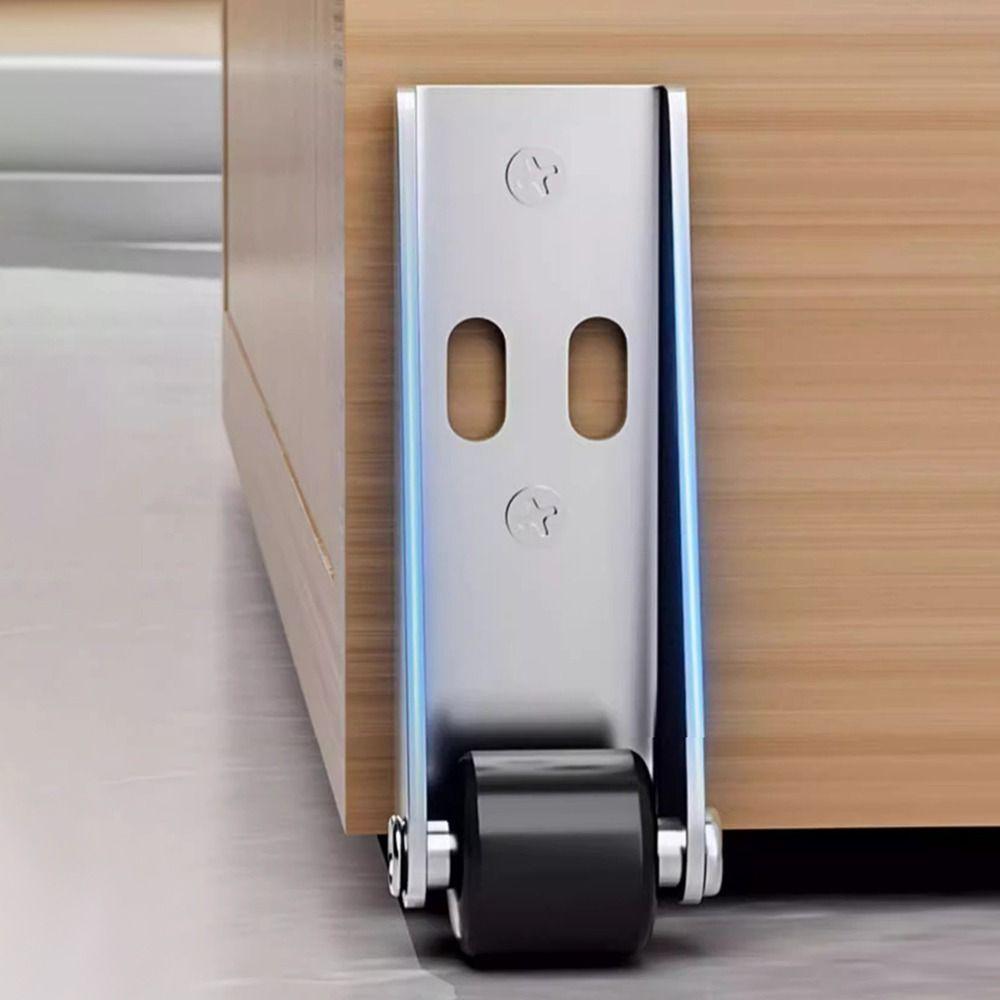 Silent Table Cabinet Directional Roller Side Mounted Furniture Caster Wheel  Furniture