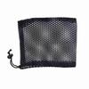 Черный нейлоновый сетчатый мешочек с завязками для мячей для гольфа, сумка для хранения (M)