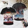Rock T Shirt Marillion Band 3D Print T-Shirt Men Women Fashion Casual Oversized Short Sleeve Tops Tees Pain Tour 2025 Clothes