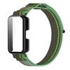 Нейлоновый ремешок + Чехол из поликарбоната для Samsung galaxy watch fit 3 Спортивный ремешок Полная защита Бампер-оболочка для galaxy fit 3 Защита экрана Браслет