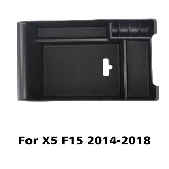 Car Center Console Divided Storage Box for BMW X5 F15 G05 X6 F16 G06 X7 G07 Armrest Partitioned Organizer Auto Accessories