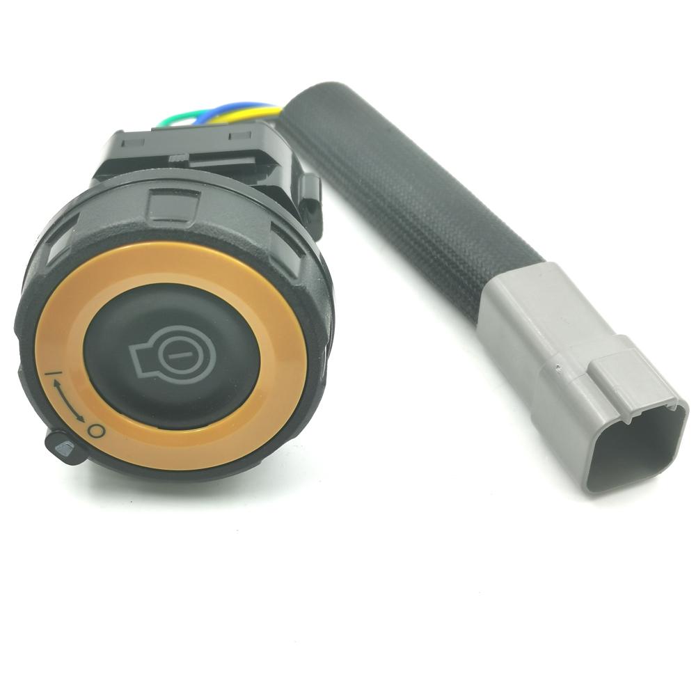 OE: 526-5708 5265708 6Pin Excavator Push Button Starter ignition Switch Assembly For CAT 320GC 323GC 336GC 345GC