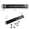 Car Styling Luminous Temporary Parking Card Phone Number Card Plate Car Sticker