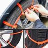 10/20PCS Car Tire Chains Winter Snow Anti-Skid Tyre Cable Ties Auto Outdoor Snow Tire Tyre Anti Skid Chain Emergency Accessories