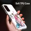 Мода для мамы и девочки для OPPO Reno7 SE 6 5 ZF 4G 5G Find X2 X3 Neo Lite Pro Plus Прозрачный мягкий чехол для телефона Coque