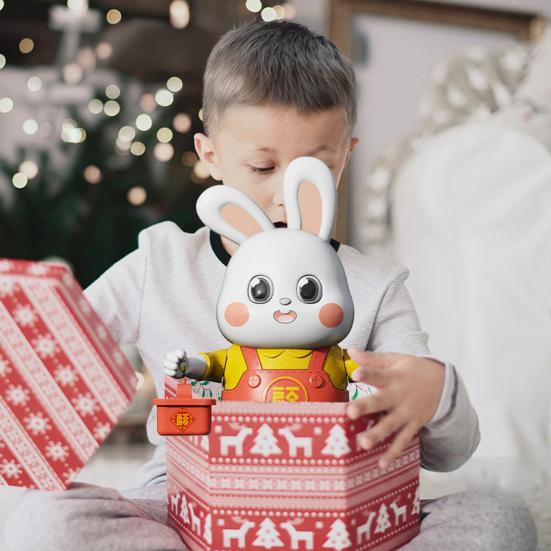 Танцующий кролик игрушка со светодиодной подсветкой и музыкой для малышей пасхальный кролик
