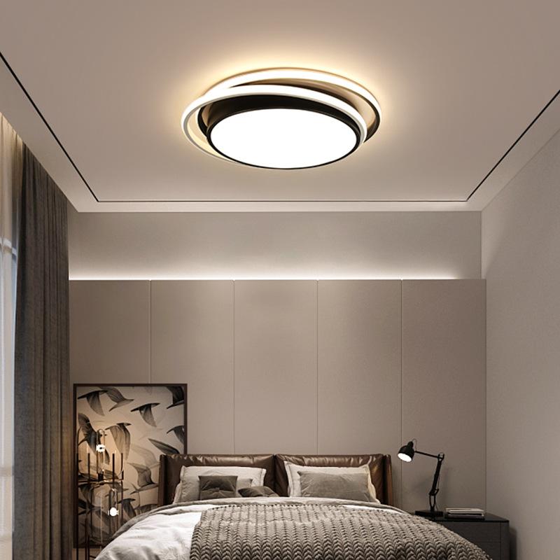 Светодиодные потолочные светильники Современная люстра Потолочный светильник для гостиной Спальня Кухня Столовая Блеск Золото Черный Белый Светильники