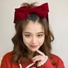 Elegant Big Bow Hair Clip For Women Girls Vintage Wedding Long Ribbon Bow Barrette  Exquisite Hair Accessories Gifts