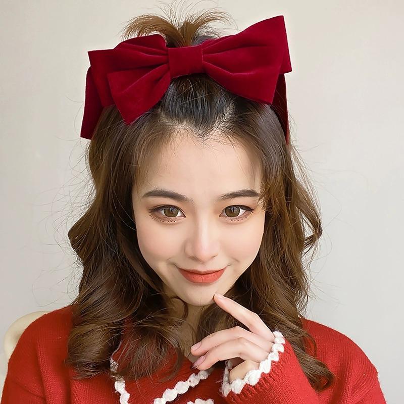 Elegant Big Bow Hair Clip For Women Girls Vintage Wedding Long Ribbon Bow Barrette Exquisite Hair Accessories Gifts