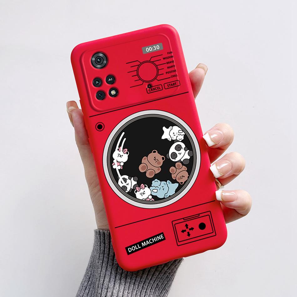 For Xiaomi Poco M4 Pro 4G Case Cute Cartoon Frog Cover Soft Silicone Phone Case For Xiaomi Poco M4 Pro PocoM4 5G Fundas Bumper