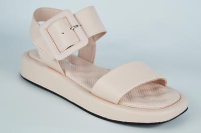 Босоножки с пряжкой 16112 36 Пудровый кожа