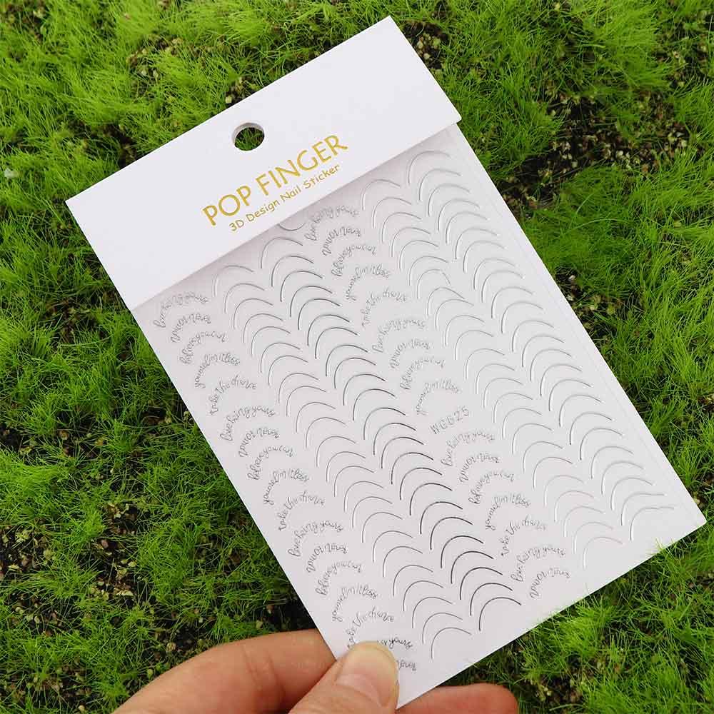 Золотая лента для полосок, украшения для ногтей, маникюрные полоски, линии, наклейки для ногтей, 3D-геометрия, наклейки для ногтей