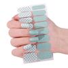 French Tip Gels Nail Strips Glittering Gels Nail Sticker Lovely Nail Polish Strips Gels Nail Wrap Nail Art Sticker