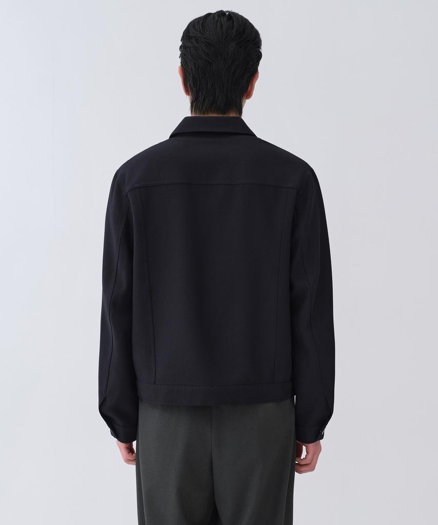 Musinsa Standard Formal Trucker Jacket [Navy]